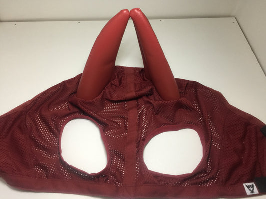 OWL JAPANESE MESH EARMUFFS -  MAROON