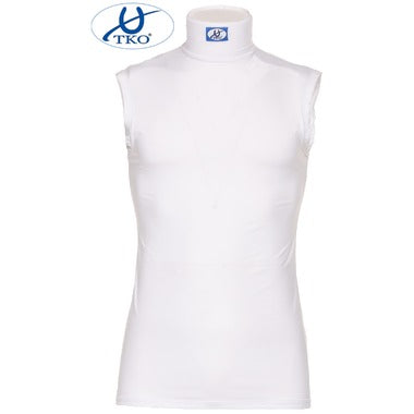 TKO Lycra Tops - No Sleeves - White