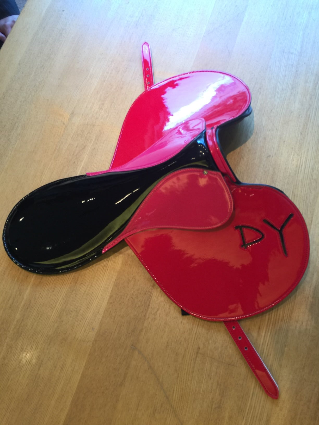 Custom Initial or Logo Cut-Out On Somes Saddle