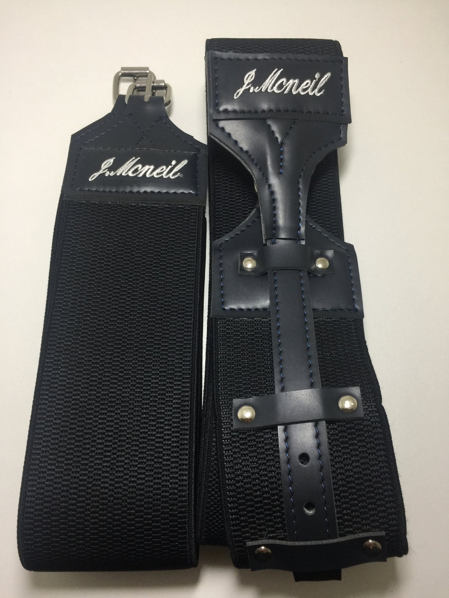 SOMES GIRTH SET 3" -CUSTOMS EMBROIDERY - HEAVY WEIGHT, MADE IN JAPAN
