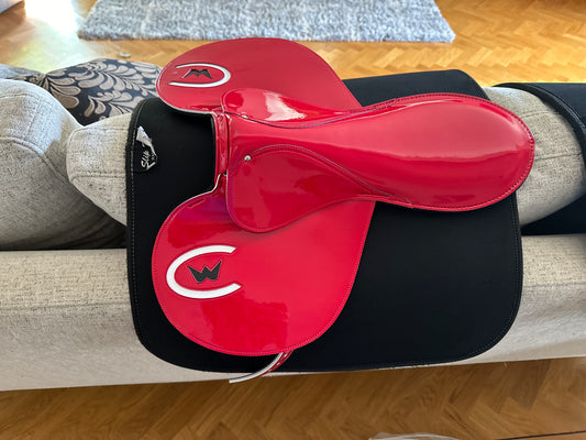 Custom Initial or Logo Cut-Out On Somes Saddle