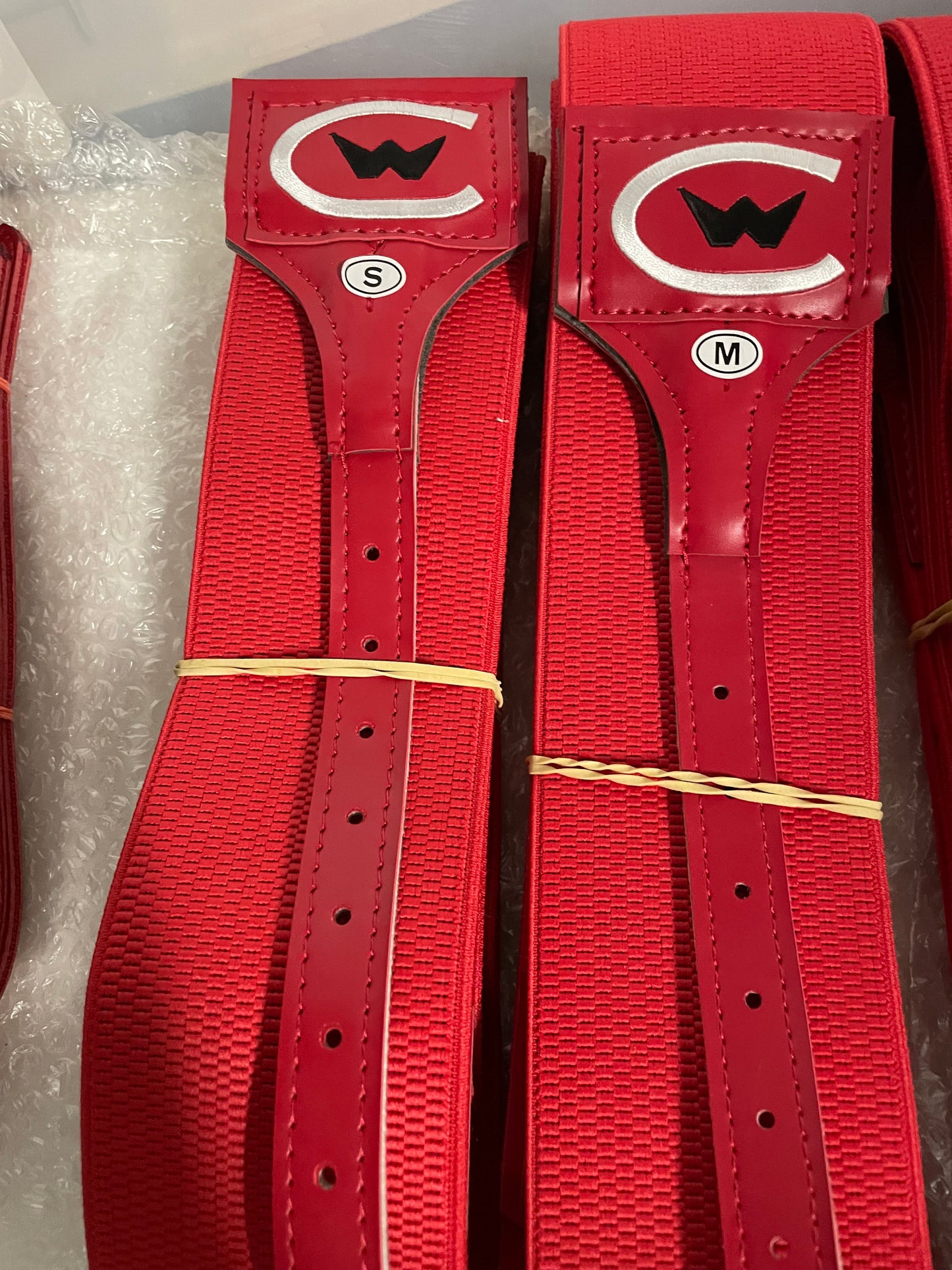 SOMES GIRTH SET 3" -CUSTOMS EMBROIDERY - HEAVY WEIGHT, MADE IN JAPAN