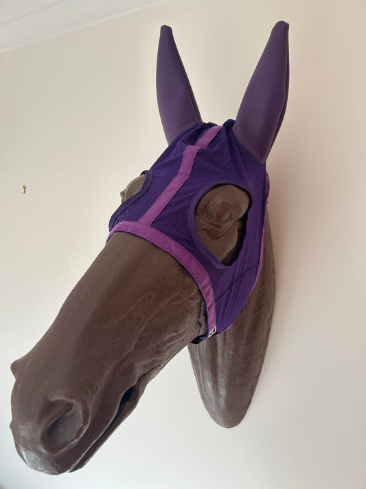 OWL JAPANESE MESH EARMUFFS -  PURPLE