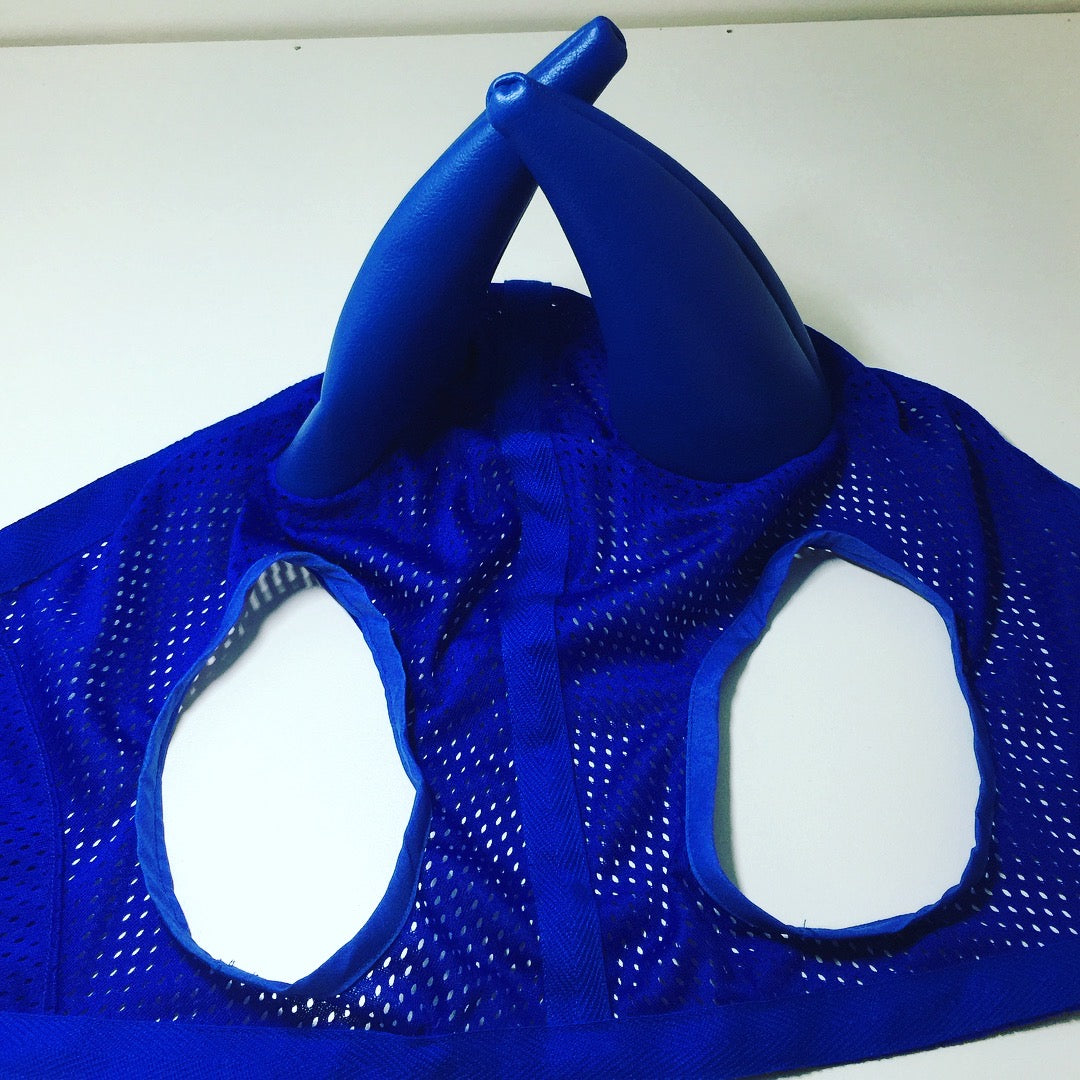 OWL JAPANESE MESH EARMUFFS - ROYAL BLUE